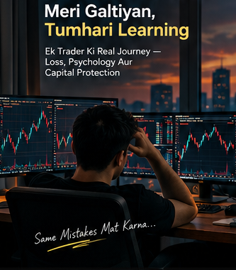 Moody illustration of a trading desk